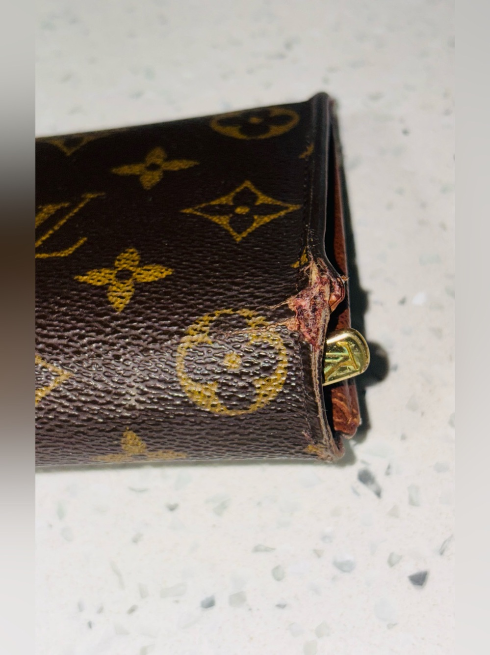 Louis Vuitton Emilie Wallet Monogram Canvas Brown Long Wallet Snap Closure LV - Picture 13 of 15